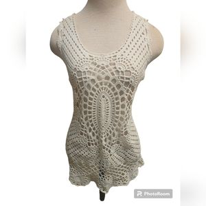 St. Tropez west ivory crotched tank